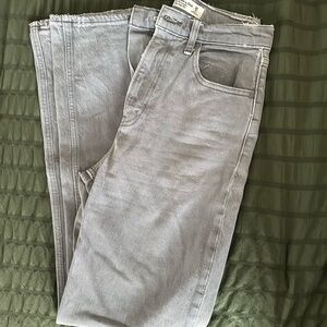 Abercrombie & Fitch Women's High Rise Gray Jeans